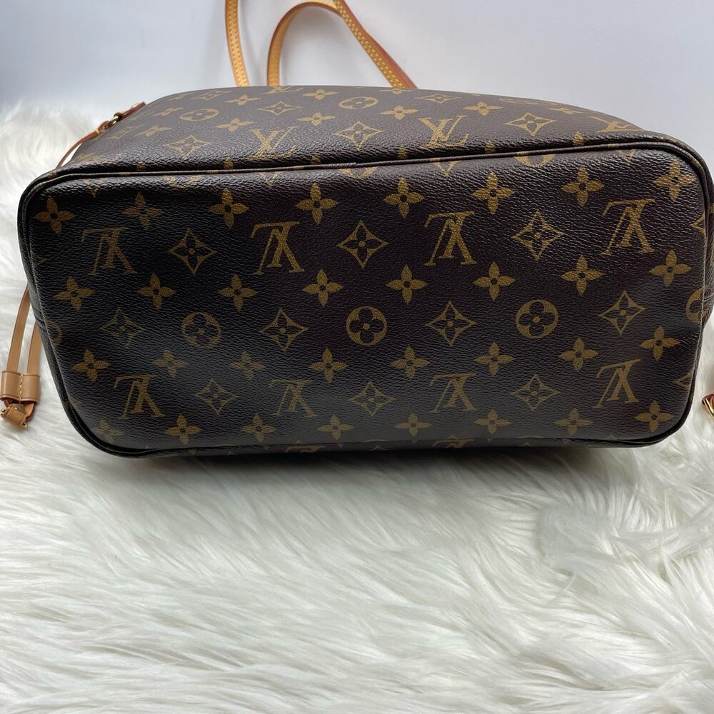 💎✨DISCONTINUED INTERIOR✨💎 Neverfull MM Monogram Canvas Tote Bag - Picture 2 of 9
